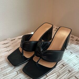 ASOS Black and Tan Mules with Elegant Design